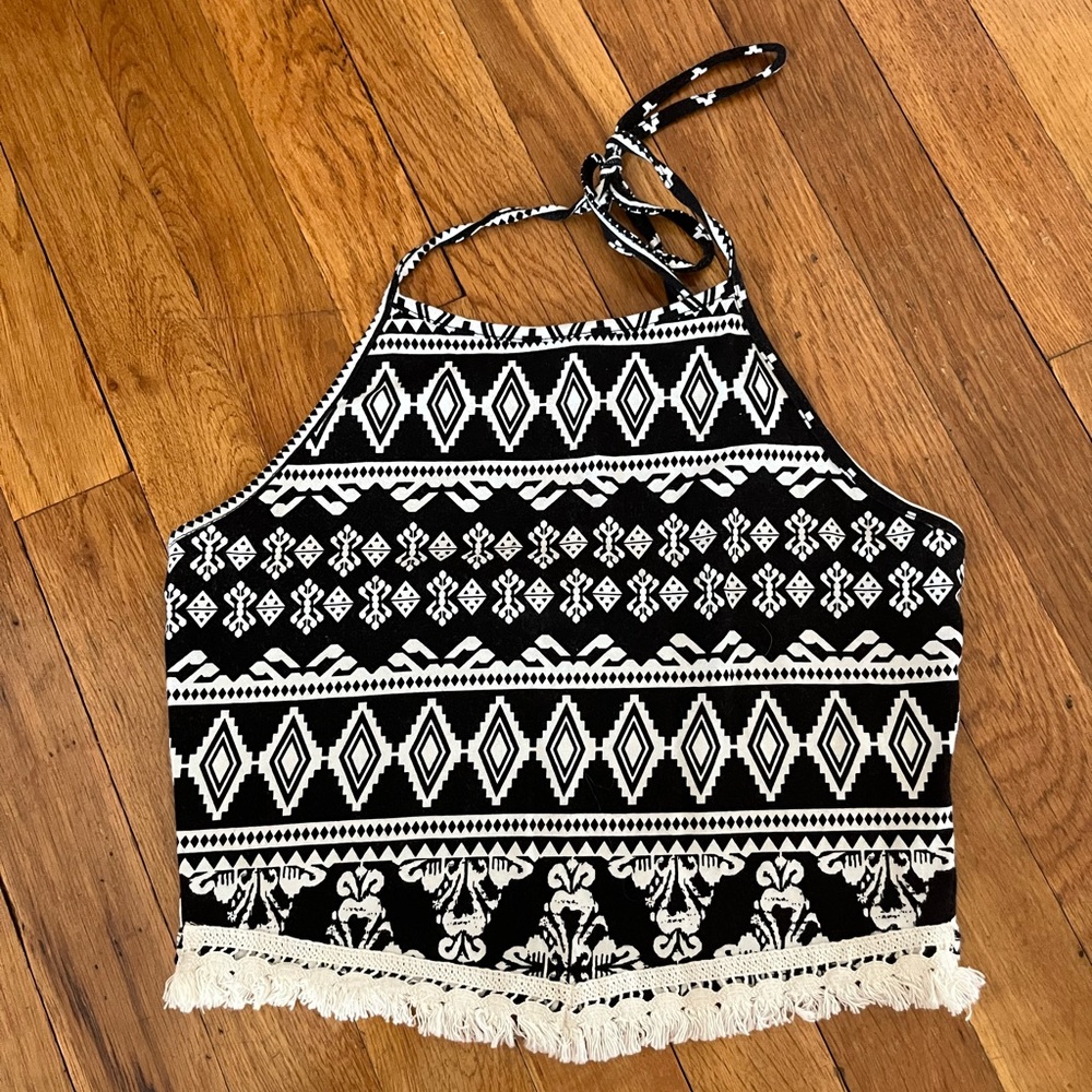 Halter crop top